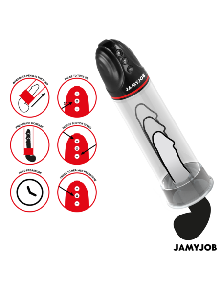 JAMYJOB XPAND BOMBA AUTOMATICA 3 NIVELES DE SUCCIAN GRIS