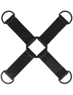 INTENSE FETISH ENGANCHE MALTIPLE PARA MANOS Y PIES DE CUERO VEGANO