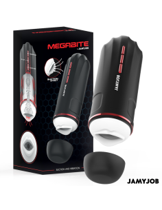 JAMYJOB MEGABITE MASTURBADOR BOCA AUTOMATICO 5 MODOS SUCCIAN Y VIBRACIAN