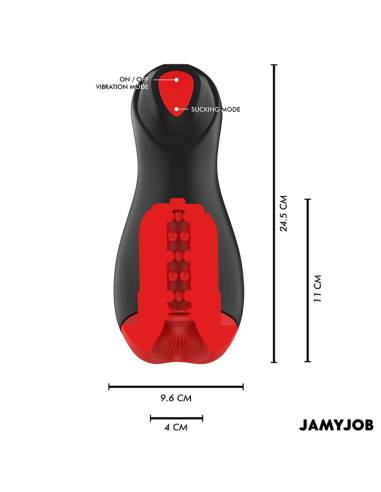 JAMYJOB CORE X MASTURBADOR AUTOMATICO 5 MODOS SUCCIAN Y VIBRACIAN