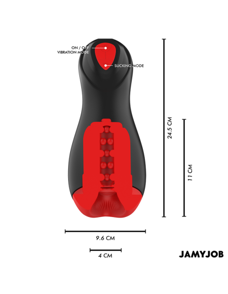 JAMYJOB CORE X MASTURBADOR AUTOMATICO 5 MODOS SUCCIAN Y VIBRACIAN