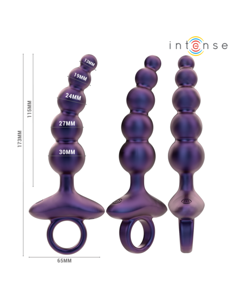 INTENSE TITO PLUG ANAL VIBRADOR MODELO 3 CONTROL REMOTO