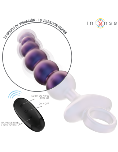 INTENSE TITO PLUG ANAL VIBRADOR MODELO 3 CONTROL REMOTO