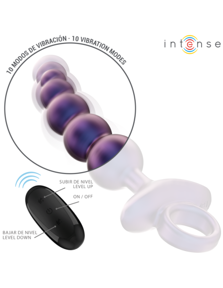 INTENSE TITO PLUG ANAL VIBRADOR MODELO 3 CONTROL REMOTO