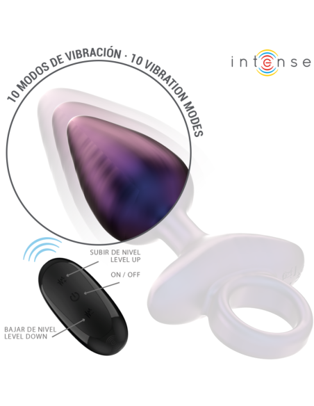INTENSE MICHAEL PLUG ANAL VIBRADOR MODELO 2 CONTROL REMOTO