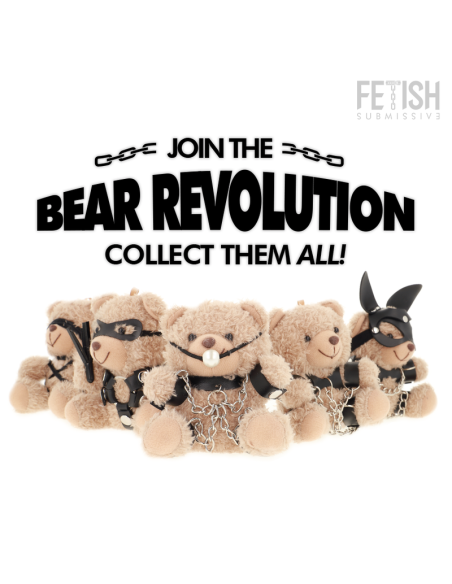 FETISH SUBMISSIVE FOZZIE OSITO PELUCHE BDSM MODELO 3