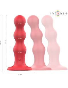 INTENSE CODY VIBRADOR CON VENTOSA ROJO CONTROL REMOTO 2