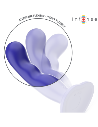 INTENSE SHORTY VIBRADOR CON VENTOSA AZUL CONTROL REMOTO