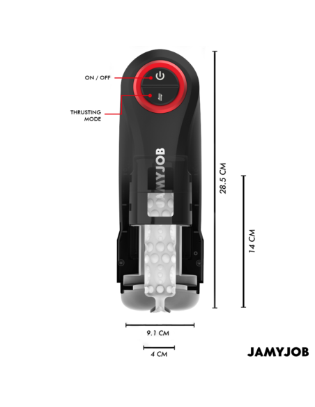 JAMYJOB GRAVITY MASTURBADOR VAGINA AUTOMATICO 5 MODOS SUCCIAN