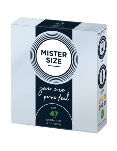 MISTER SIZE PRESERVATIVOS TALLA XS 47 MM 3 UNIDADES 2
