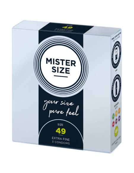 MISTER SIZE PRESERVATIVOS TALLA S 49 MM 3 UNIDADES