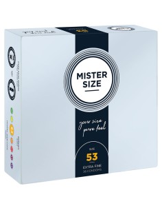 MISTER SIZE PRESERVATIVOS TALLA M 53 MM 36 UNIDADES