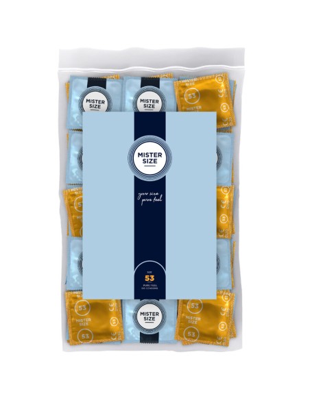 MISTER SIZE PRESERVATIVOS TALLA M 53 MM 100 UNIDADES