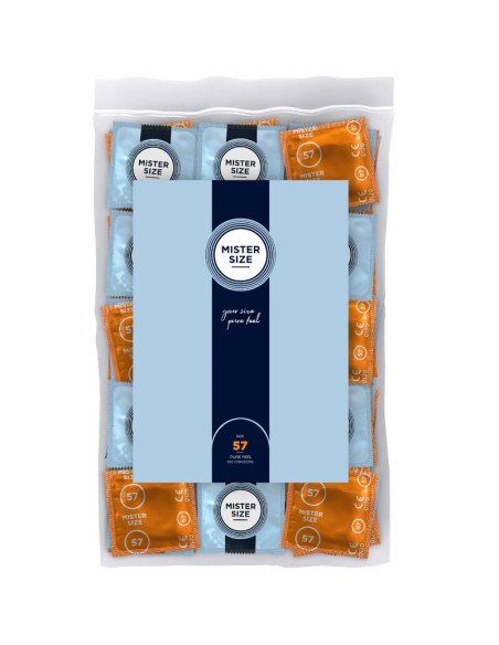 MISTER SIZE PRESERVATIVOS TALLA L 57 MM 100 UNIDADES