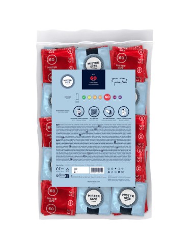 MISTER SIZE PRESERVATIVOS TALLA XL 60 MM 100 UNIDADES