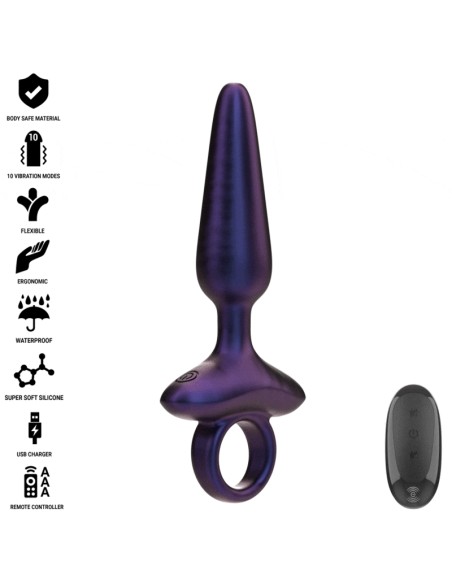 INTENSE MARLON PLUG ANAL VIBRADOR MODELO 4 CONTROL REMOTO