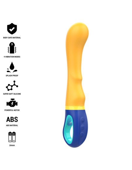 INTENSE SHAGGY VIBRADOR PUNTO G AMARILLO