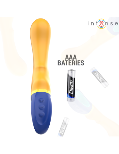 INTENSE SHAGGY VIBRADOR PUNTO G AMARILLO