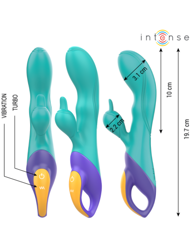 INTENSE FRED VIBRADOR RABBIT AZUL