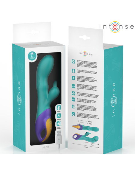 INTENSE FRED VIBRADOR RABBIT AZUL