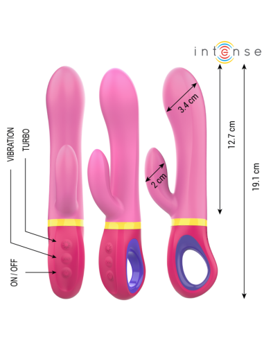 INTENSE DAPHNE VIBRADOR RABBIT ROSA