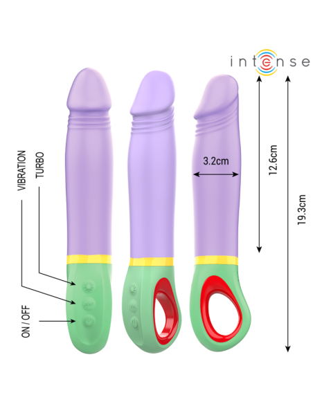 INTENSE VELMA VIBRADOR CLASICO MORADO