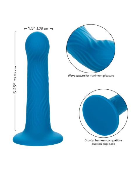 CALEXOTICS WAVE RIDER RIPPLE PLUG ANAL AZUL