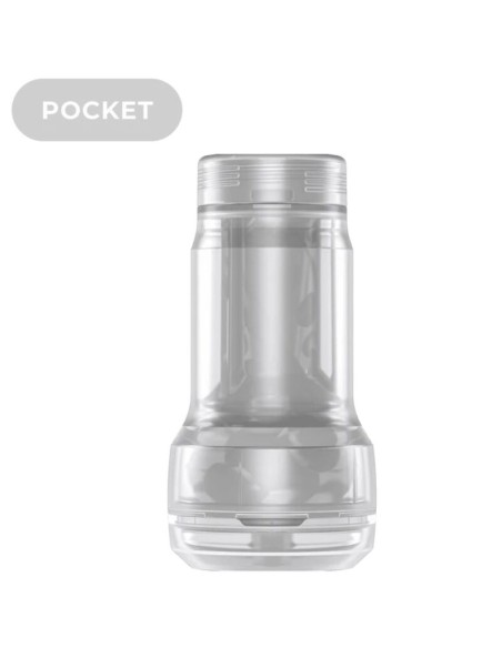 KIIROO FEEL POCKET STROKER CRYSTAL BY KIIROO TRANSPARENTE