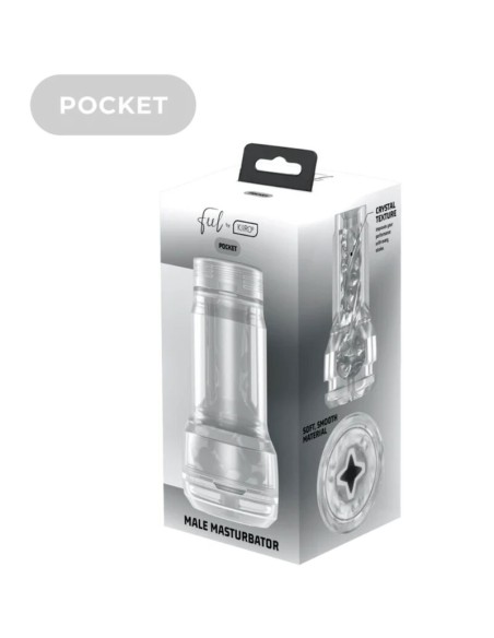 KIIROO FEEL POCKET STROKER CRYSTAL BY KIIROO TRANSPARENTE