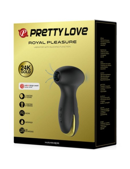 PRETTY LOVE SMART HAMMER VIBRACION Y SUCCION