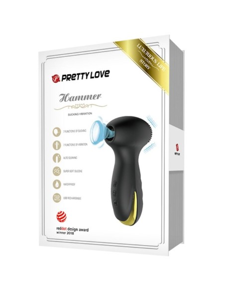 PRETTY LOVE SMART HAMMER VIBRACION Y SUCCION