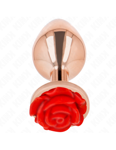 KINK PLUG ANAL ORO ROSADO ROSA ROJA L