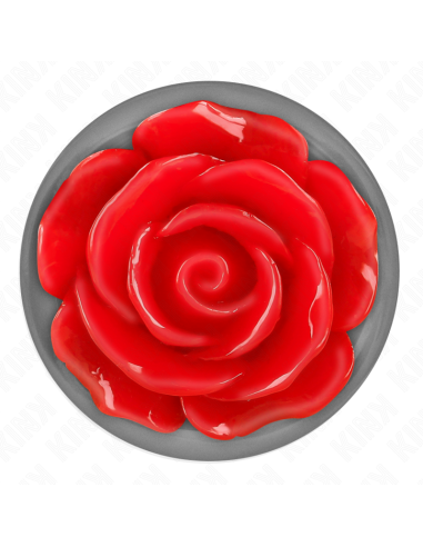KINK PLUG ANAL ROSA ROJA TALLA M