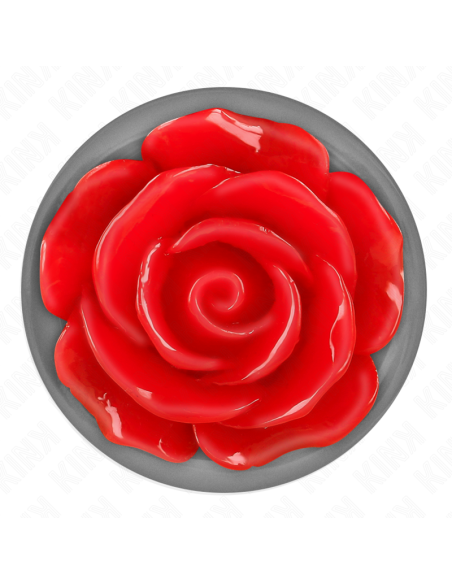 KINK PLUG ANAL ROSA ROJA TALLA M