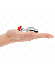 KINK PLUG ANAL ROSA ROJA TALLA S