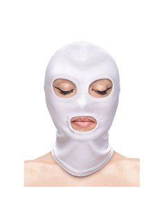 NS NOVELTIES FETISH FASHION PASAMONTAAAS APERUTRA DE OJOS Y BOCA NYLON BLANCO
