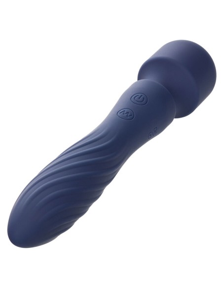 CALEXOTICS CHARISMA MYSTIQUE MASAJEADOR DOBLE MOTOR 12 FUNCIONES 215 CM X 45 CM MORADO