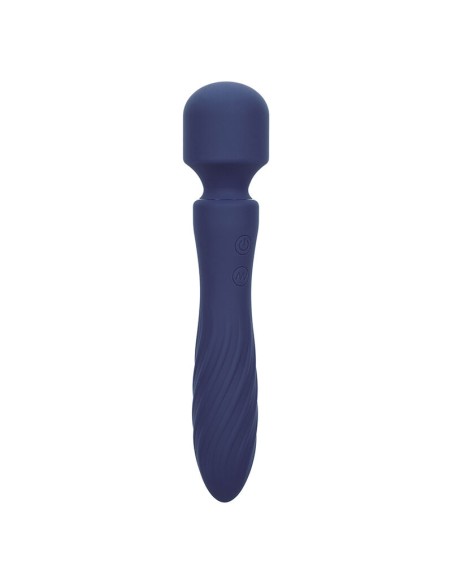 CALEXOTICS CHARISMA MYSTIQUE MASAJEADOR DOBLE MOTOR 12 FUNCIONES 215 CM X 45 CM MORADO