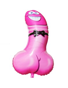 DIABLO PICANTE GLOBO DE FIESTA FORMA PENE ROSA