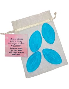 DIABLO PICANTE 4 MINI JABONES FORMA VAGINA AMARILLO 2