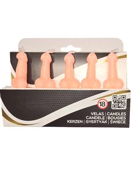 DIABLO PICANTE CAJA 5 VELAS FORMA PENE CARNE DIABLO PICANTE CAJA 5 VELAS FORMA PENE CARNE