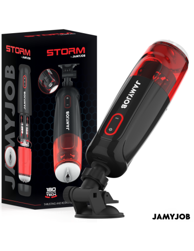 JAMYJOB STORM MASTURBADOR VAGINA AUTOMATICO 10 MODOS ROTACIAN Y EMPUJE