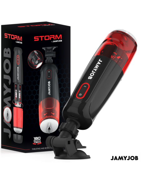 JAMYJOB STORM MASTURBADOR VAGINA AUTOMATICO 10 MODOS ROTACIAN Y EMPUJE