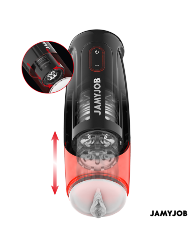 JAMYJOB STORM MASTURBADOR VAGINA AUTOMATICO 10 MODOS ROTACIAN Y EMPUJE
