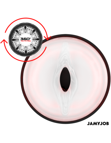 JAMYJOB STORM MASTURBADOR VAGINA AUTOMATICO 10 MODOS ROTACIAN Y EMPUJE