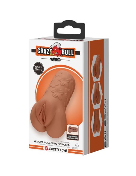 CRAZY BULL SCARLET VAGINA Y ANO DISEAO CON FLORES NATURAL