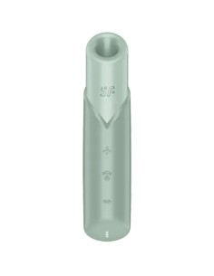 SATISFYER NAUGHTY KISS ESTIMULADOR CLATORIS POR ONDAS VERDE AGUA