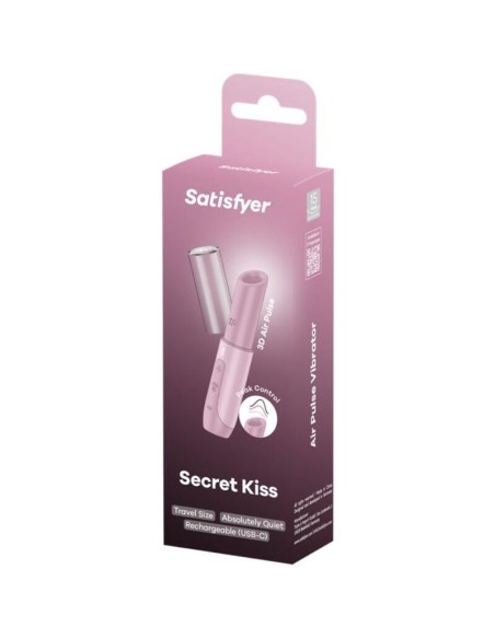 SATISFYER SECRET KISS ESTIMULADOR CLATORIS POR ONDAS ROSA
