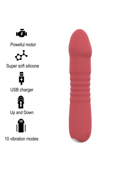 INTENSE JUNI UP DOWN 10 VIBRACIONES ROJO