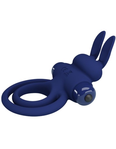 PRETTY LOVE DAREY DOBLE ANILLO VIBRADOR RABBIT AZUL